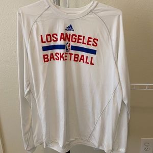 adidas LA Clippers Long Sleeve Practice Shirt